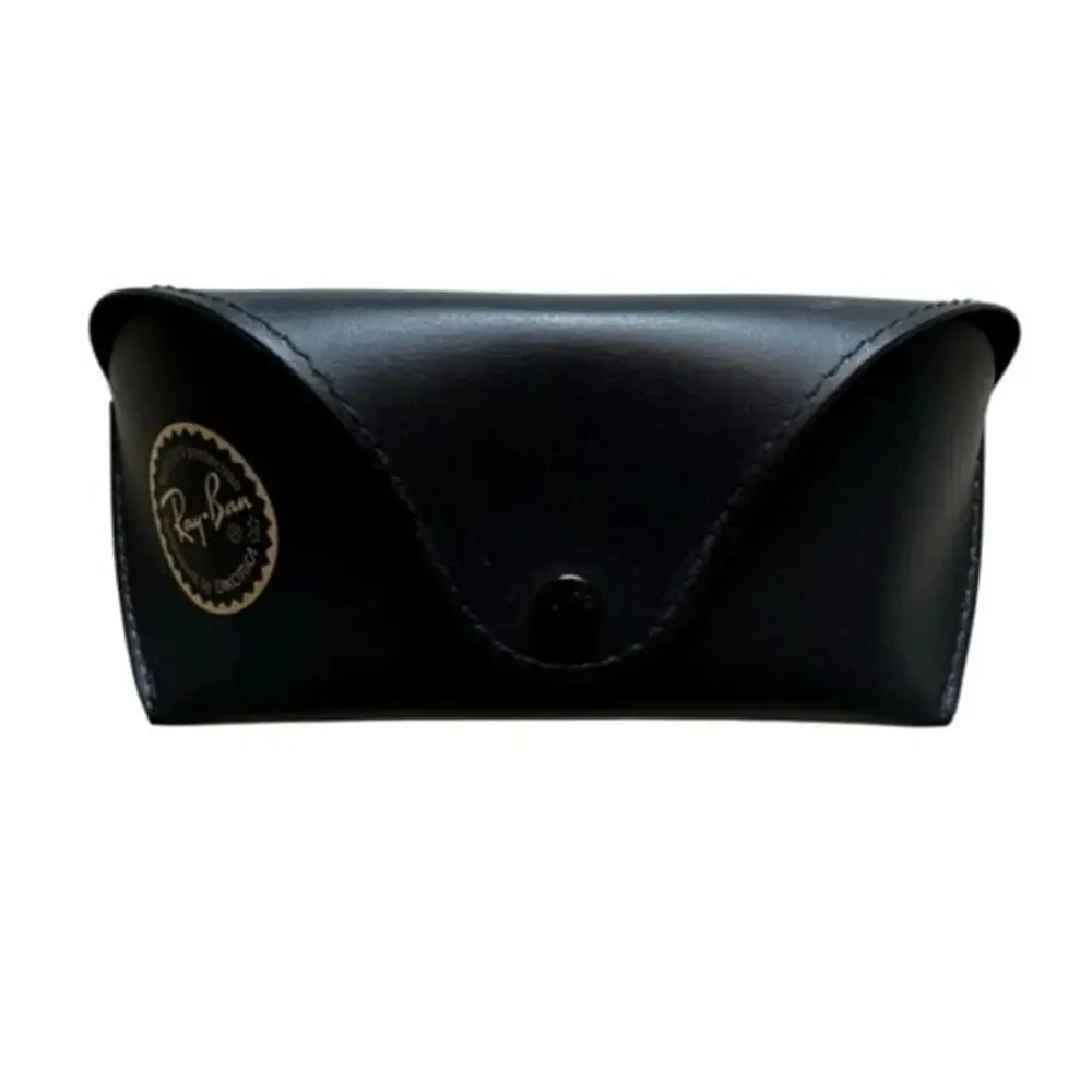 Ray Ban Eyeglass Sunglasses Case New Black Soft With Cleaning Cloth Designer